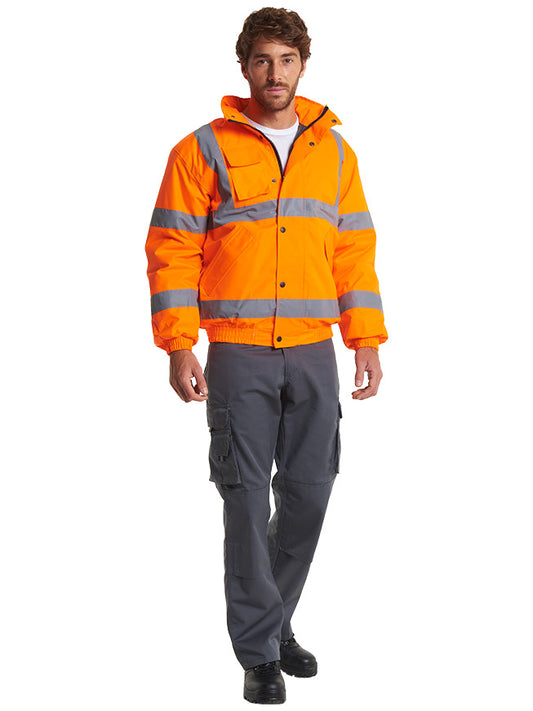 Hi Vis Bomber Jacket