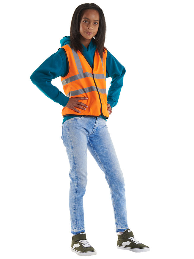 Childrens Hi Vis Waist Coat